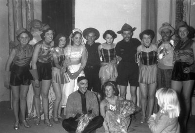 Drama Group pantomime (one of many productions) - 1952