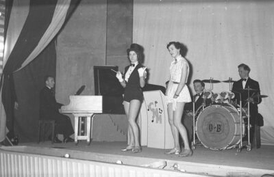 Drama group rehearsal - 1952